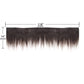 New Remy Yaky-Remy Blue 100% VIRGIN Human Hair Weave- Shed Free&Tangle Free (#1, 14“ packs of 2)