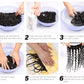 Biliisyff Ombre Brown and Blonde Deep Curly Weave Bundles Human Hair P4/27 Brown Honey Blonde Kinky Curly Bundles Double Weft Wet and Wavy Bundles Silky and Soft for Black Women 20 22 24 Inch