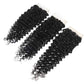 4x4 Hd Lace Closure Human Hair 12 Inch Free Part Deep Wave Closure Virgin Remy Curly Human Hair for Women Transparent Lace Closures Pre Plucked Natural Black