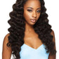 OUTRE Synthetic Hair Half Wig Quick Weave Ashani (1B)