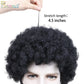 BECUS Afro Wigs for Black Men Short Afro Wigs Men 70's 80's Disco Funny Cosplay Afro Wig African American Full Synthetic Wig (Natural Black #1B)