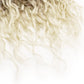 Faux Locs Crochet Hair 24Inch Wavy Pre-looped Goddess Locs Crochet Hair, 6Packs Soft Locs Curly Ends Dreadlock Crochet Locs Synthetic Crochet Hair for Black Women Human Hair (27/613, 24'')