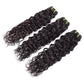 14 14 14 Inch Water Wave Bundles Human Hair 100% Unprocessed Curly Brazilian Virgin Hair Wet And Wavy 3 Bundles Human Hair Natural Black