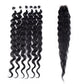 DÉBUT Wavy Long Synthetic Hair 6 Bundles with Easy Closure Body Wave High Temperature Fiber Hair Weave 7PCS 320g 1B Color