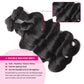 MDL 12A Human Hair Bundles Body Wave Bundles Human Hair 20 22 24 26 Inch 100% Unprocessed Brazilian Virgin Hair Body Wave 4 Bundles Human Hair Extensions for Black Women Natural Color