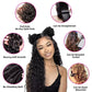 Yavida Water Wave Human Hair Bundles Wet and Wavy Human Hair Bundles Brazilian Unprocessed Remy Hair Water Wave Weave Extensions 22 24 26 Inch Natural Black