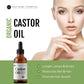 Kate Blanc Cosmetics Castor Oil Organic (2oz), 100% Pure, Cold Pressed, Hexane Free. Stimulate Growth for Hair, Eyelashes, Eyebrows. Hair Treatment Starter Kit & Skin Moisturizer