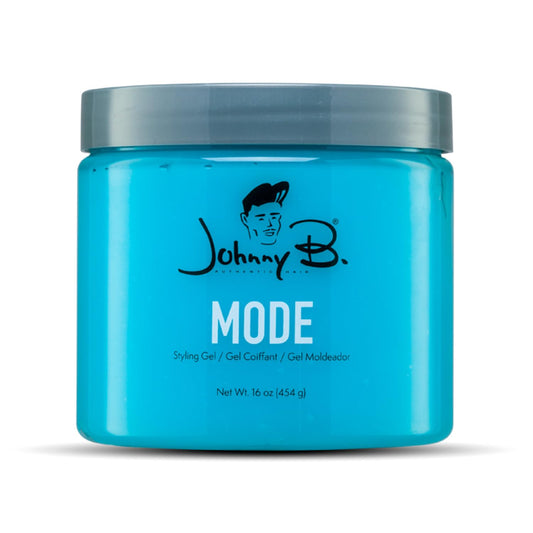 JOHNNY B. Mode Hair Styling Gel for Men, Alcohol-Free, Water Soluble 16 oz.