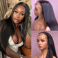 Karlami 13x6 Straight Lace Front Wigs Human Hair 20 Inch HD Lace Front Wigs Human Hair 150% Density 13x6 Frontal Wigs Human Hair Pre Plucked for Women Gluless Wigs with Baby Hair