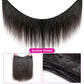 Vanlov 16A Human Hair Bundles Straight Hair 3 Bundles 14 16 18 Inch 100% Unprocessed Brazilian Remy Hair Natural Black Bundles