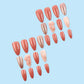 24 Pcs Pink Valentine’s Day Press on Nails Almond Medium Fake Nails with Glue 3D Flower False Nails with Pearl Design Glitter Full Cover Valentines Nails Reusable Stick on Nails for Women Spring Nails