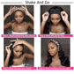 YUPEWG Long Wavy Headband Wigs for Black Women Glueless Highlight Brown And Black Synthetic Headband Wig Ready to Wear Wigs Glueless Wigs Daily Party Wear