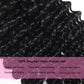 inlovwith Deep Wave Bundles Human Hair 24 Inch 12A Brazilian 100% Unprocessed Virgin Human Hair Bundles Wet and Wavy Human Hair Weave Bundles Natural Black Color Human Hair Extensions