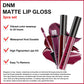 evpct 3Pcs Dark Red Purple Plum Matte Liquid Lipstick Sets for Women Matte Lip Stain Long Lasting Waterproof, Burgundy Blood Blue Red lipstick, Black Cherry Maroon Gothic 24 Hours Magic Lipsticks