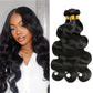 12A Grade Human Hair Bundles Body Wave Bundles Human Hair 18 18 18Inch 100% Unprocessed Brazilian Virgin Hair Body Wave 3 Bundles Human Hair Extensions for Black Women Natural Color
