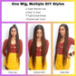 Wow Braids Box Braid Wig - Knotless Braided Wigs for Black women, with 360 glueless Full Swiss Lace Cap, & Human Baby Hair Frontal, Synthetic Long Neat African Handmade Braiding - 36 inch/Brown