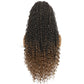 28 Inch Half Lace Front Braided Wigs for Black Women Knotless Braids Wigs Bohemian Boho Braids Goddess Box Braided Wig with Baby Hair (T27, 28 inch)