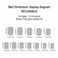 French Press on Nails Medium Square Fake Nails White French Tip Nails Press on False Nails with Flower Glitter Designs Nude Pink Acrylic Fake Nails Kits Spring Glue on Stick on Nails for Women 24PCS