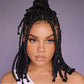 Braiding Hair Pre Stretched 14 inch 3 Packs Short Braiding Hair，No Itch, Hot Water Setting Natural Black Professional Synthetic Hair Extensions for Braids(14in,1B)