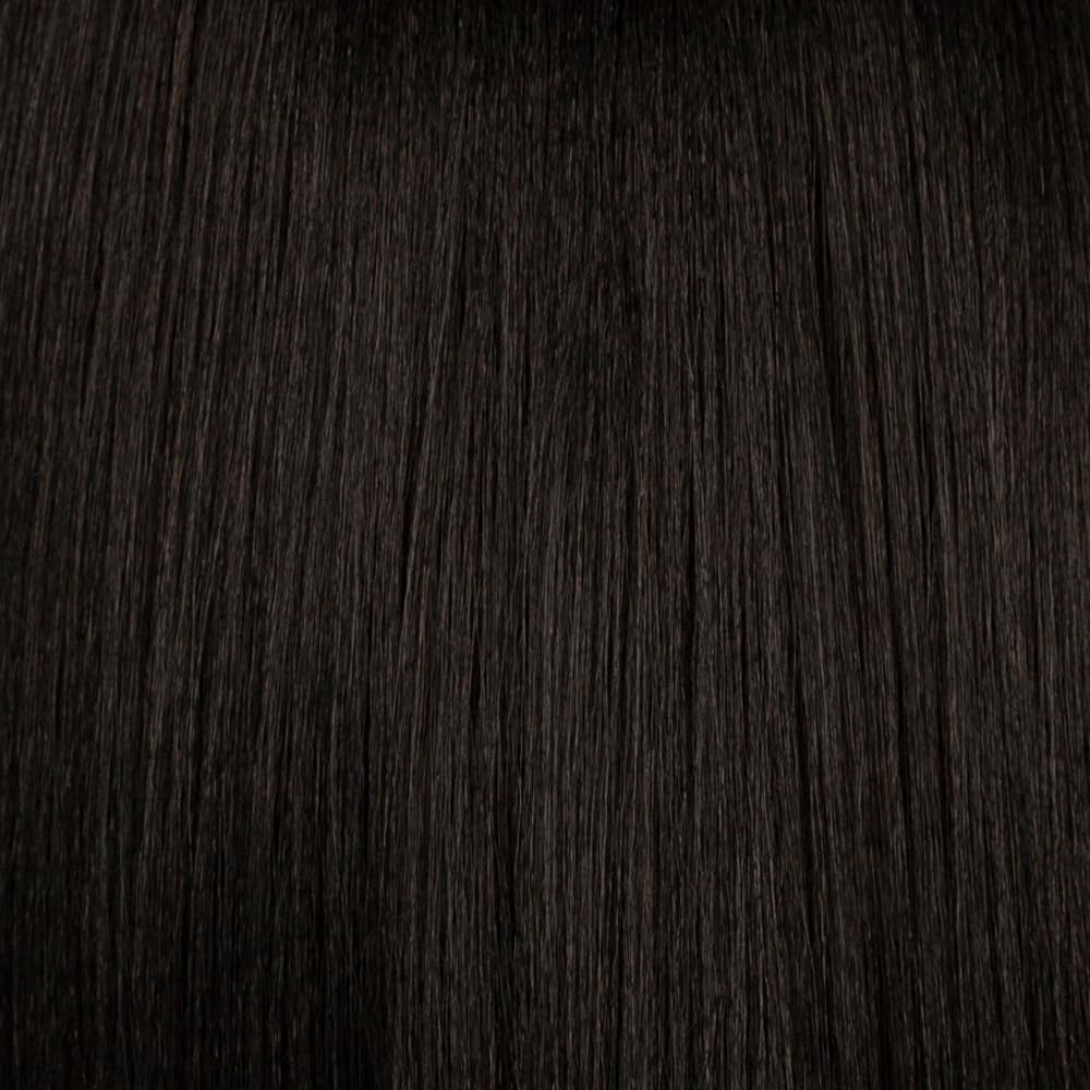 Vivica A. Fox Hair Collection BELINDA, Pure Comfort Cap, Natural Brazilian Remi Human Hair Wig (1 Jet Black)