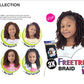 FreeTress Crochet Braids 3X Kids Senegal Twist with Curls 8" (1-PACK, 1)