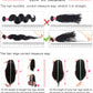 Brown Human Hair Bundle Color 30 Brown Body Wave Human Hair Bundles Real Unprocessed Human Hair 3 Bundles For Women Light Brown Body Wave Bundles Wet and Wavy Weave Bundles 8 10 12 inch