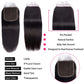 cuckoo 4X4 HD Lace Closure, HD Lace Frontal Closure Human Hair Extensions, Transparent Frontal Closure, Straight 14inch HD Closure, Brazilian Virgin Human Hair Extensions HD Lace Closure 130% Density