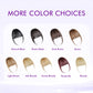 ELEFOCUS Clip in Bangs 100% Real Human Hair Extensions Wispy Natural Black Fake Bangs Hair Clip on bangs for women Fringe with Temples Hairpieces Faux Bangs for Daily Wear
