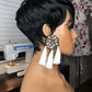 QiaQiaRing Pixie Cut Wigs For Black Women 1b/30 Daily Use Color Brazilian Virgin Remy Human Hair Short Layered Pixie Wigs with Bangs Glueless Wear and go Lightwight for Summer (Black)