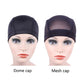 YANTAISIYU 2 PCS/Lot Black Mesh Cap Wig Cap for Making Wigs Stretchable Hairnets with Wide Elastic Band (Mesh Cap S)