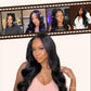 KLAIYI Wear And Go Glueless Wig Bye Bye Knots 13x4Precut Lace Front Wigs Human Hair Loose Body Wave Wig Pre Bleached Pre Everything Pre Plucked with Baby Hair 3S Ready to Wear Beginner Friendly 28Inch