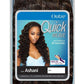 OUTRE Synthetic Hair Half Wig Quick Weave Ashani (1B)