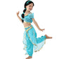Arabian Princess Wig for Girls Jasmine Braid with Princess Tiara Princess Dress Up Costume Cosplay Halloween Accessories for Kids