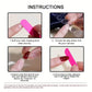 RTKHFZE Extra Long Press on Nails Square Black and Nude Fake Nails with Design,Holiday Press on Nails Hot Girls False Nails 24pcs