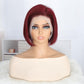 Usexy Pixie Cut Lace Front Wig - 13x4x1 Human Hair Short Bob Wig - 99J Color Straight Pixie Cut for Black Women