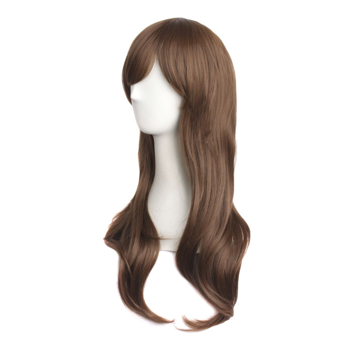 MapofBeauty 28" 70cm Long Curly Hair Ends Costume Cosplay Wig (Brown Camel)