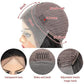 13x4 Deep Wave Lace Frontal Wig, Women's Human Hair, Black (16 inch)