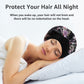 5 Pack Silk Bonnet for Sleeping Satin Bonnet for Sleeping, Bonnets for Black Women Hair Bonnet for Sleeping Silk Sleep Cap, Wide Soft Band Large Bonnet for Curly Hair