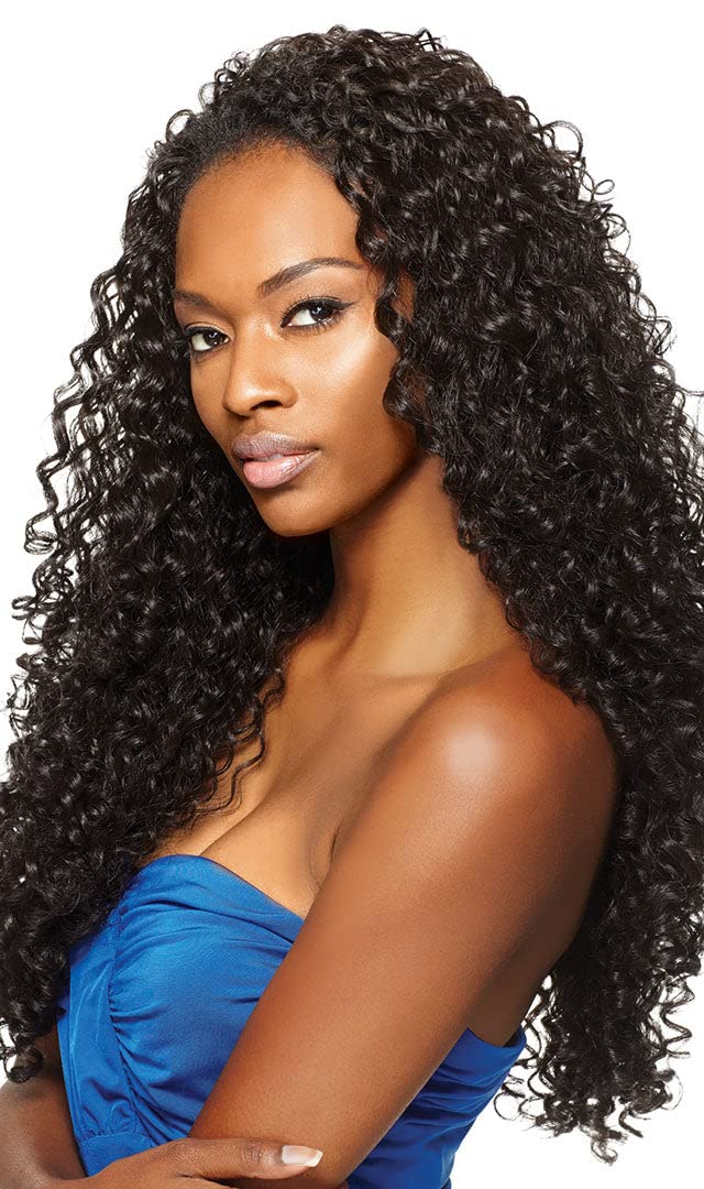 PENNY 26" (1 Jet Black) - Outre Synthetic Quick Weave Half Wig