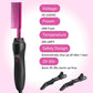 Hot Comb Hair Straightener for Natural Black Hair and Lace Front Wigs - Electric Heat Pressing Comb Set With Lace Melting Spray and Wig Glue Kit