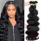 MDL 12A Grade Human Hair Bundles Body Wave Bundles Human Hair 20 20 20Inch 100% Unprocessed Brazilian Virgin Hair Body Wave 3 Bundles Human Hair Extensions for Black Women Natural Color