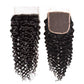 DreamPack Water Wave Human Hair 3 Bundles 101010+8 inch Wet and Wavy Bundles,with Closure Brazilian Virgin Hair 100% Unprocessed Human Hair Short Curly Weave with 4x4 Lace Closure Natural Color