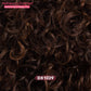 Rebecca Fashion Short Curly Human Hair Wigs for Black Women Cute Curly Bob Wig Side Part Non Lace Glueless Wigs Brazilian Remy Natural Looking Natural Looking MIixed Medium Brown Color
