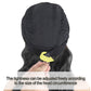 Oseti Short Curly Headband Wigs for Black Women Black Wavy Wigs with Headbands Attached Body Wave Wig Head Wrap Wigs with Ice Silk Turban Synthetic Headband Wigs for Women Short Loose Bob Wig 14Inch