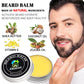 Upgraded 3-in-1 Hair Straightening Brush, Beard Balm, Beard Oil & Guide E-Book, Unique Grooming Gift Set for Men, Dad, Husband or Boyfriend