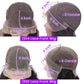 Sdeycui 13x6 Black Wigs Human Hair for Women Lace Front Body Wave Wigs HD 26 Inch Curly Natural Glueless Pre Plucked Wig
