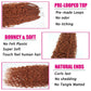 Boho Crochet Braids Pure Protein Fiber Close to Human Hair 24 Inch Goddess Box Braids with Soft Curls Bohemian Braids Crochet Hair for Black Women (24Inch #350)
