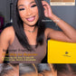 Sunber Glueless Yaki Straight Bob Wigs Pre Plucked Pre Bleached Bye Bye Knots Human Hair Wig Natural Black Pre Cut 7x5 Lace 150% Density Put On Go Pre Bleached Invisible Knots 10Inch