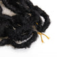 Faux Locs Crochet Hair 24Inch Goddess Locs Crochet Hair, 6Packs Crochet Locs Soft Locs Curly Ends Boho Faux Locs Synthetic Locs Crochet Hair Crochet Braids for Black Women Human Hair(1B/4/30, 24'')