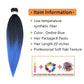Pre-Stretched Braiding Hair, 20 inch Braiding Hair 8 Packs Ombre Black to Blue Professional Soft Yaki Texture, No Itch, Hot Water Setting Hair Extensions for Braids (20in,1B/Blue)